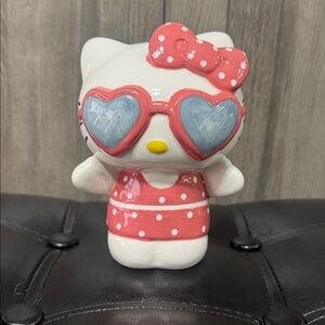 Blue Sky Clayworks Hello Kitty In Pink Bikini With Heart Sunglasses By Goldminc